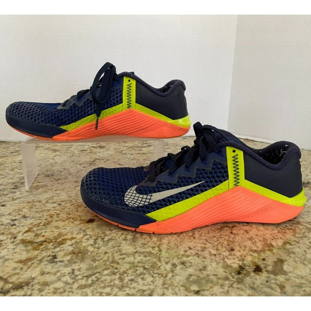 Size 10 - Nike Metcon 6 Deep Royal Blue MTLC Platinum